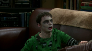 Sheldon zombie the big bang theory