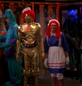 Sheldon C3PO the big bang theory