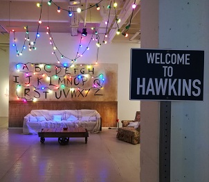 series mania decor stranger things